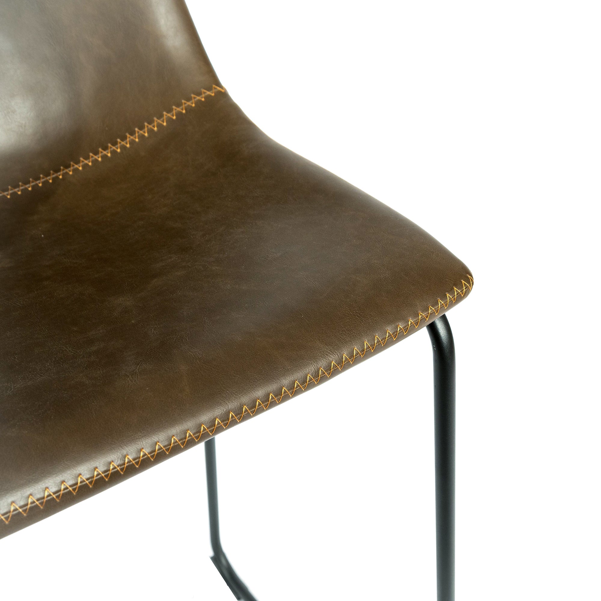 Dexter Chesnut Brown Set of Kitchen Two Bar Stools